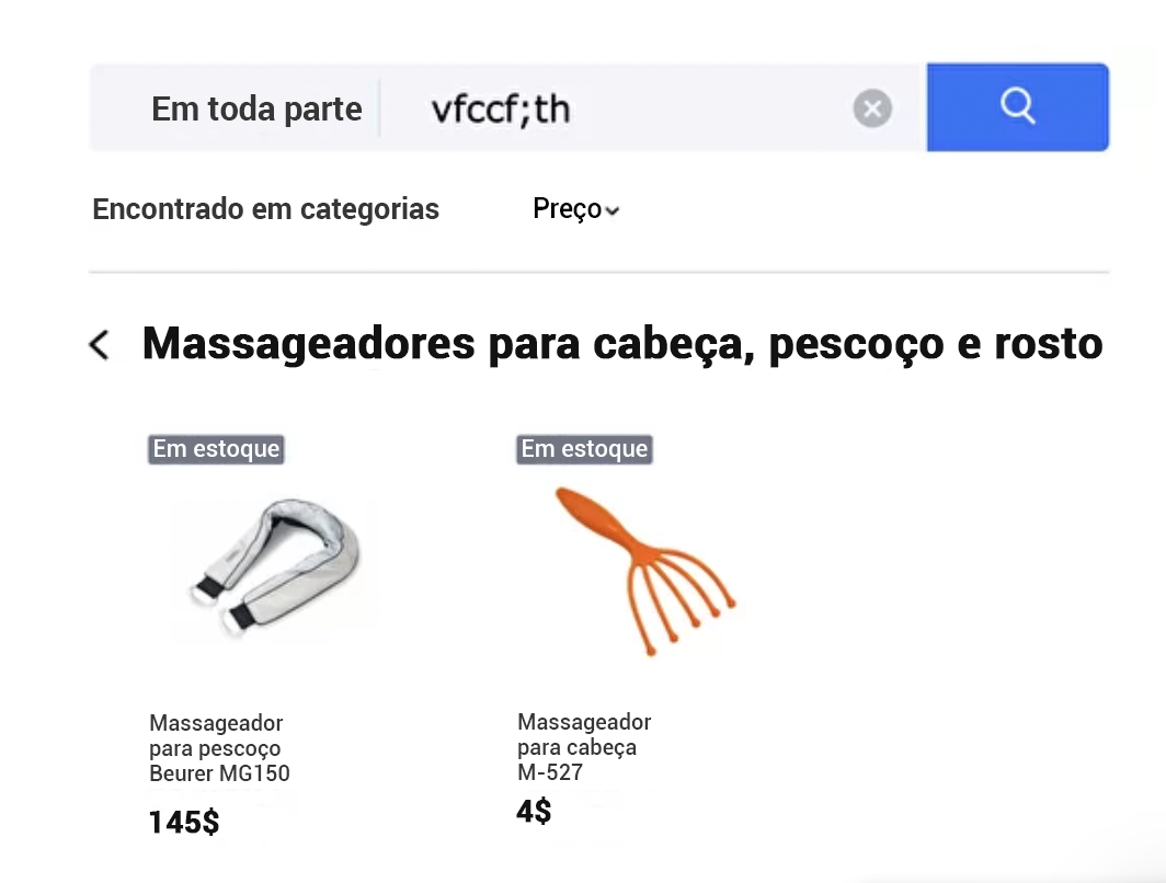 Correção de layout